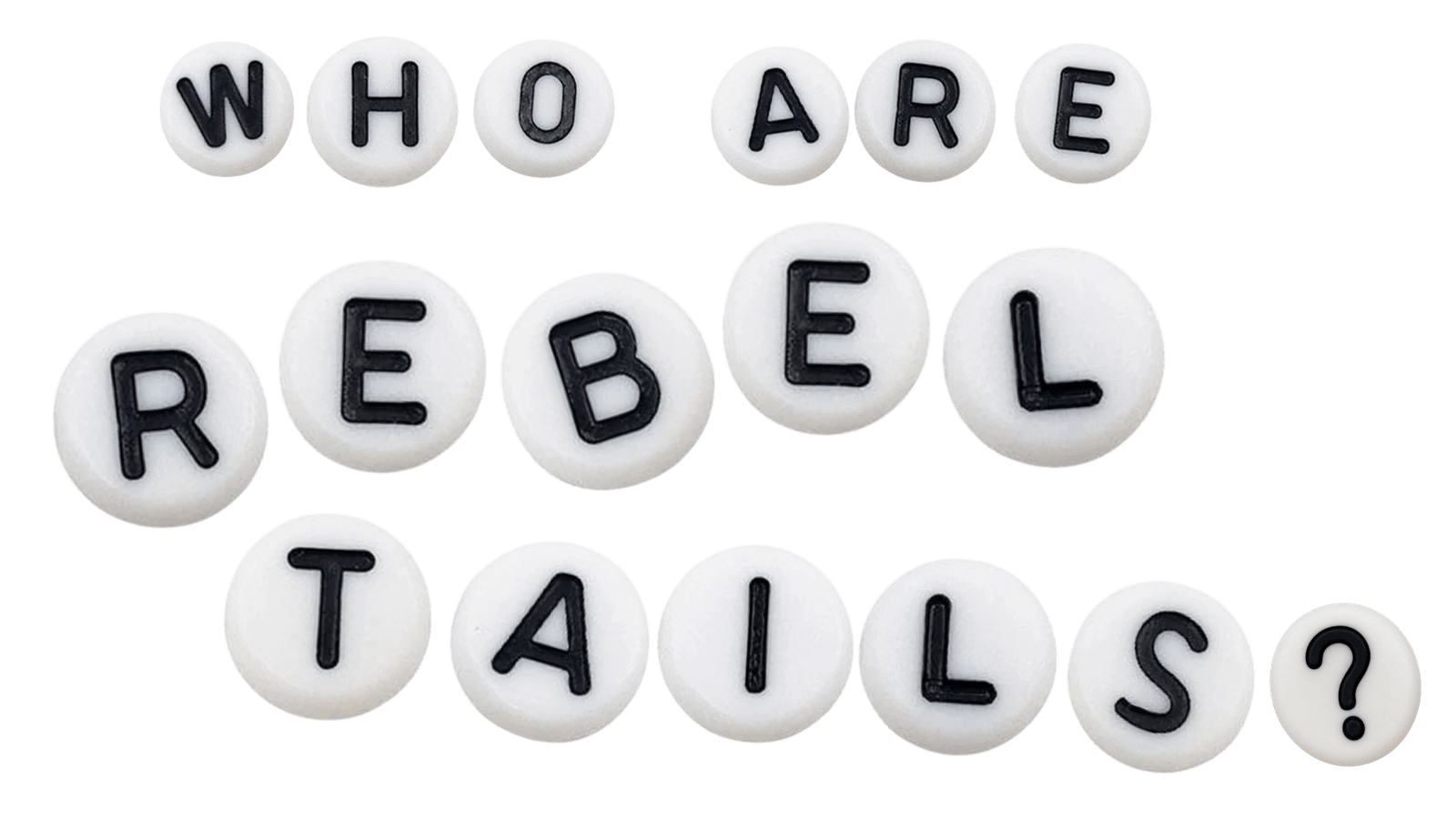 Who We Are — letter beads